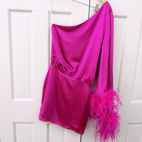 Retrofete Allegra Pink Dress in Neon Pink (Size XS) - Picture 5 of 16